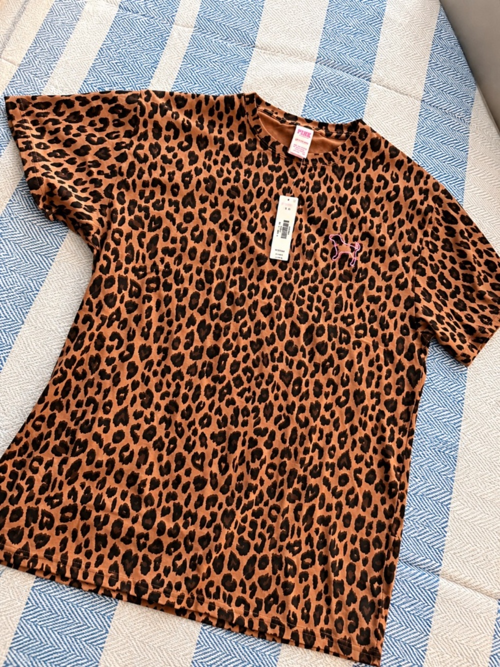 Victoria’s Secret PINK Leopard Tee – Size Small